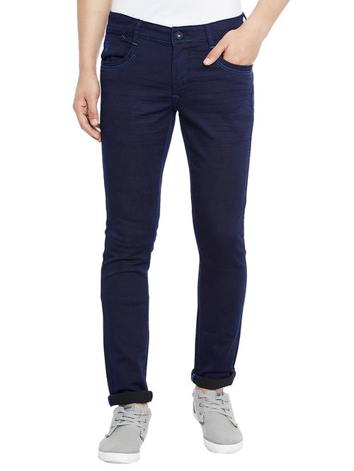 blue denim plain jeans - 14896150 - Standard Image - 1