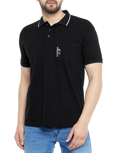 black cotton pocket t-shirt - 14896175 - Very Small Image - 1