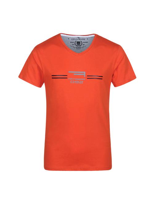 orange cotton t-shirt - 14896191 - Standard Image - 1