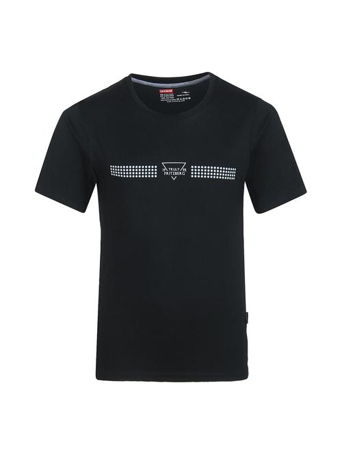 black cotton tshirt - 14896205 - Standard Image - 1