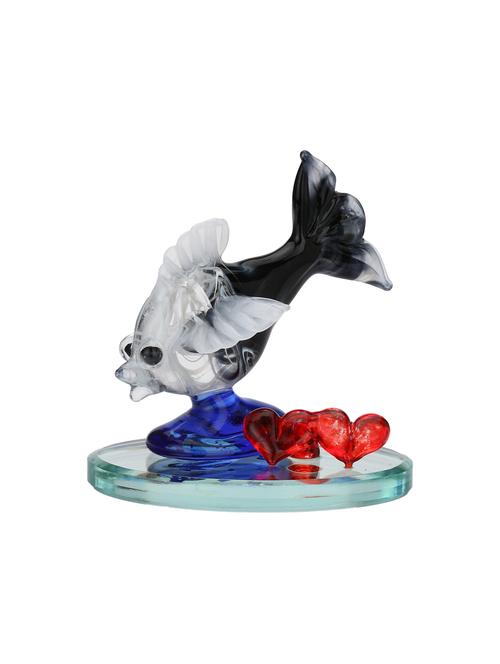 Somil Attractive Parrot Fish With Red Hearts Decorative Showpiece - 14896247 - Standard Image - 1