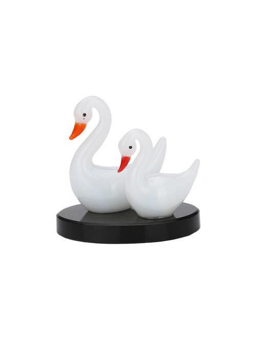 Somil Swan Love Birds, Feng Shui Romantic White Showpiece - 14896258 - Standard Image - 1