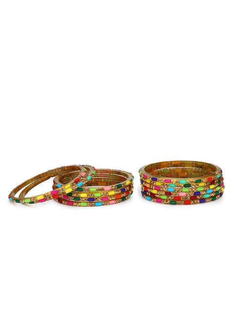 multi glass bangle - 14896273 - Standard Image - 1