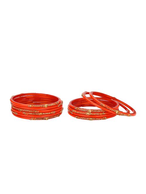 orange glass bangle - 14896294 - Standard Image - 1