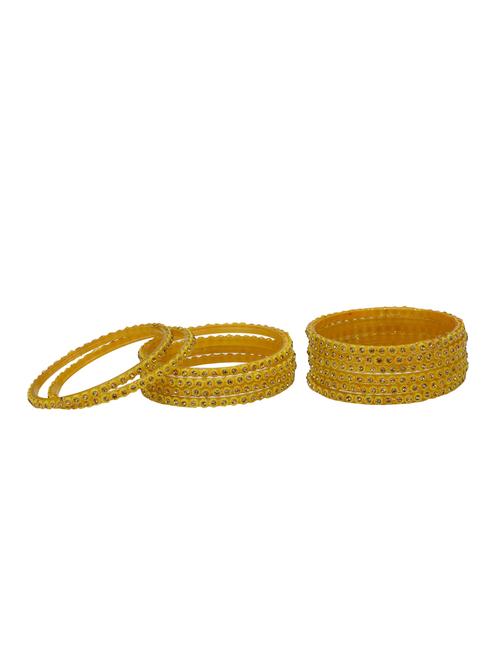 yellow glass bangle - 14896299 - Standard Image - 1