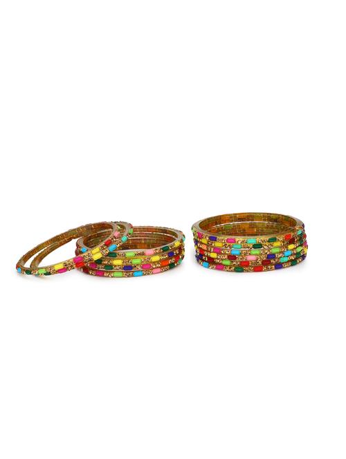 multi glass bangle - 14896300 - Standard Image - 1