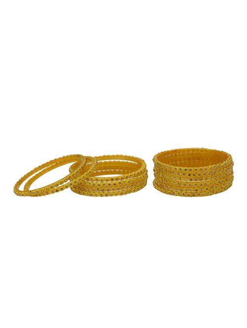 yellow glass bangle - 14896326 - Standard Image - 1