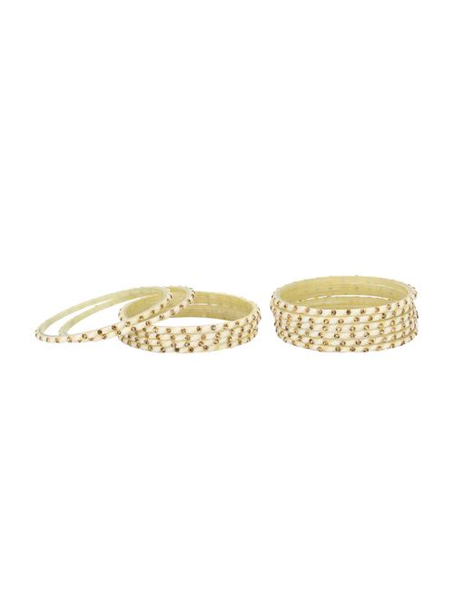 white glass bangle - 14896341 - Standard Image - 1