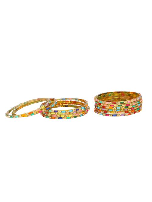multi glass bangle - 14896363 - Standard Image - 1