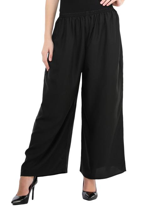 solid black palazzo - 14896886 - Very Small Image - 1