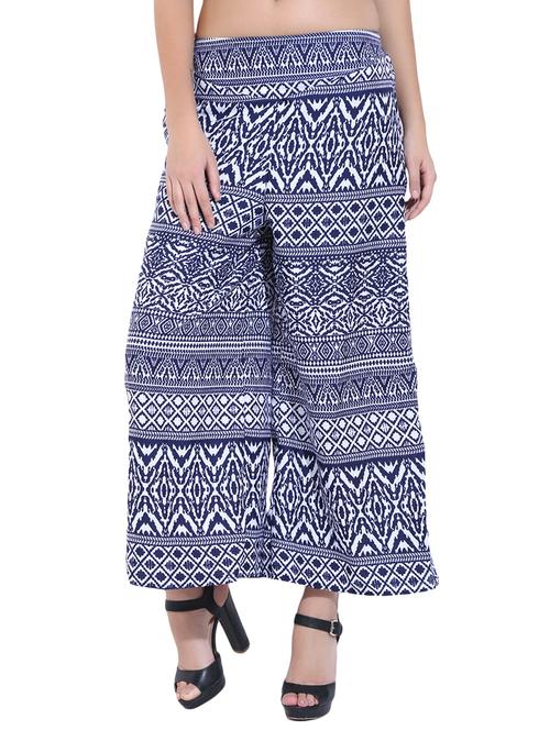 blue straight palazzo - 14897103 - Very Small Image - 1