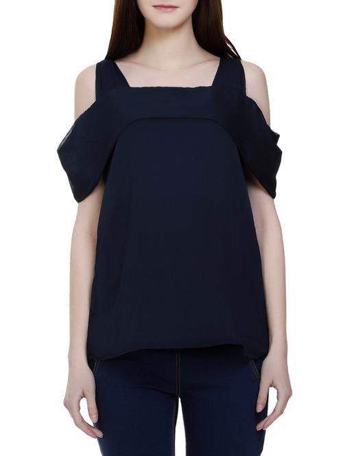 Dark blue solid top - 14897121 - Very Small Image - 1