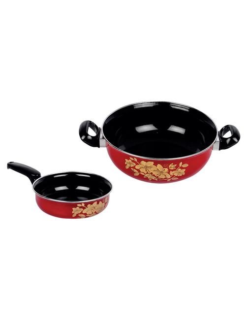 Red Color day to day 2 Piece Cookware Set - 14897247 - Very Small Image - 1