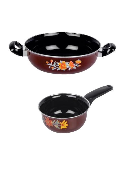 Brown Color day to day 2 Piece Cookware Set - 14897248 - Very Small Image - 1