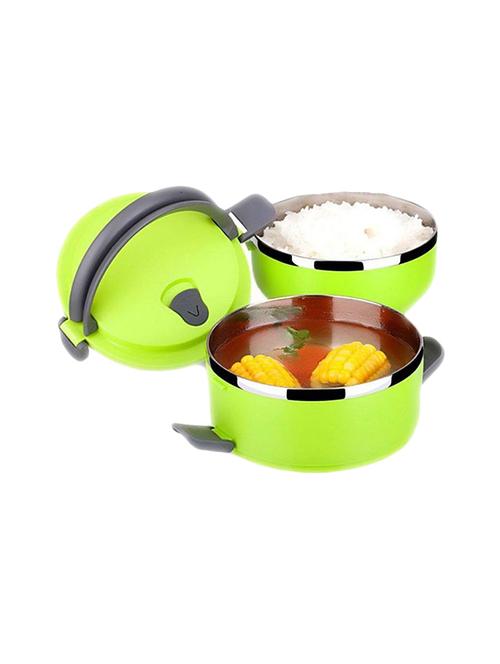 Set of 2 Stainless Steel Conatiner Lunch Box - 14897573 - Very Small Image - 1