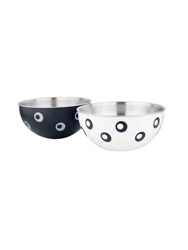 Stainless Steel Snack Serving Micro Safe Bowl - 14897582 - Very Small Image - 1