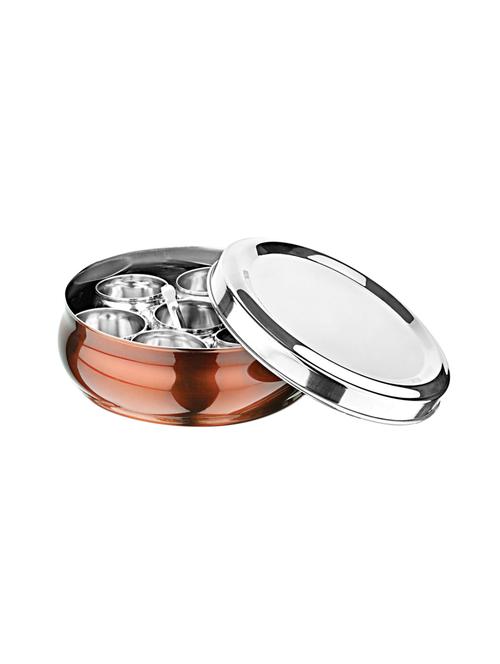 Plain Lid Brown 1000 ML Spice Canister - 14897770 - Very Small Image - 1
