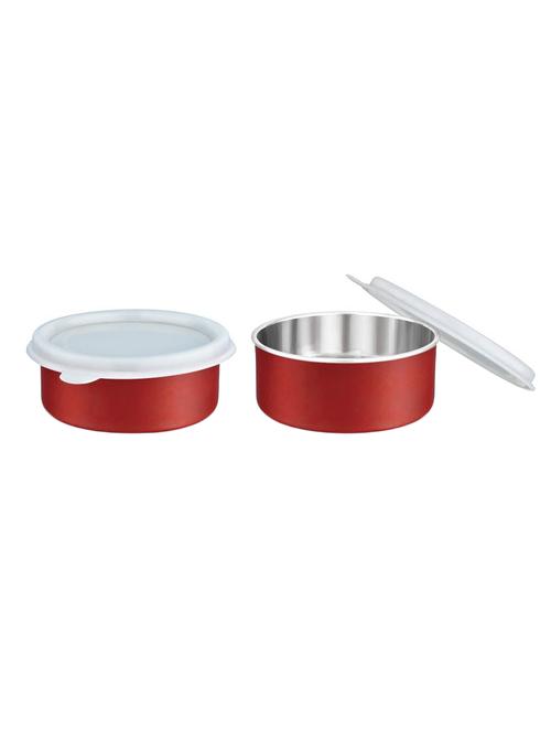 300 Ml Microwave Safe Red 2pcs Container - 14897782 - Very Small Image - 1