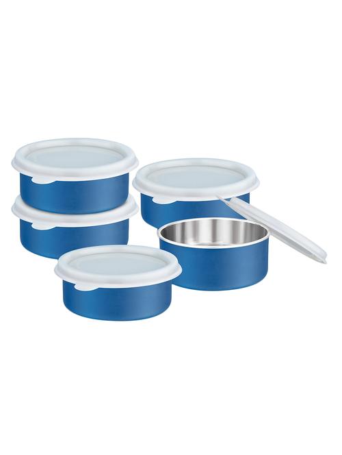 300 Ml Micowave Safe Blue 5pcs Container - 14897791 - Very Small Image - 1