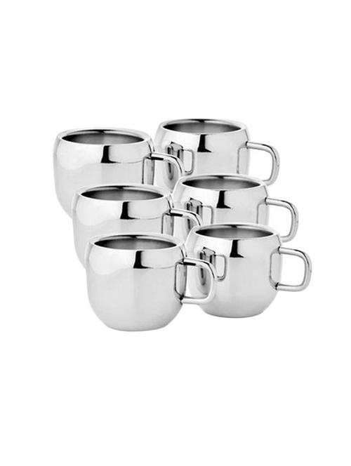100 Ml Double Wall Apple Tea Cup 6 Pcs Set - 14897802 - Very Small Image - 1