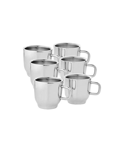100 Ml Double Wall Kitkat Tea Cup 6 Pcs Set - 14897803 - Very Small Image - 1