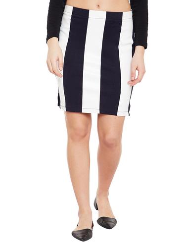 Multicolored striped pencil skirt - 14897824 - Very Small Image - 1