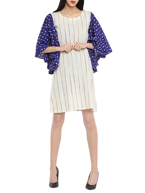 white striped shift dress - 14897839 - Standard Image - 1