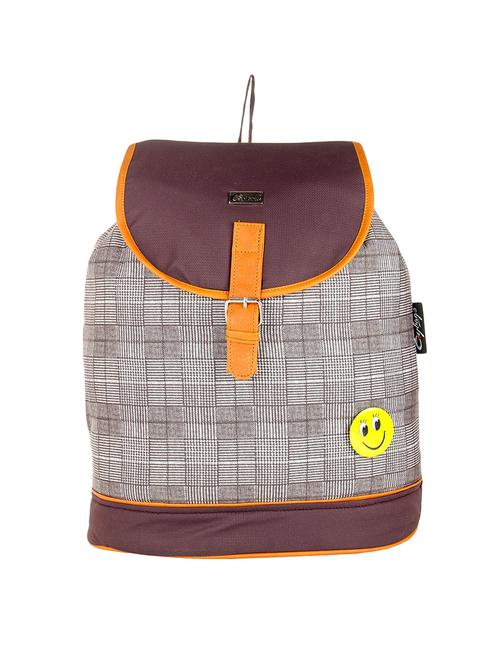 brown leatherette backpack - 14898486 - Standard Image - 1