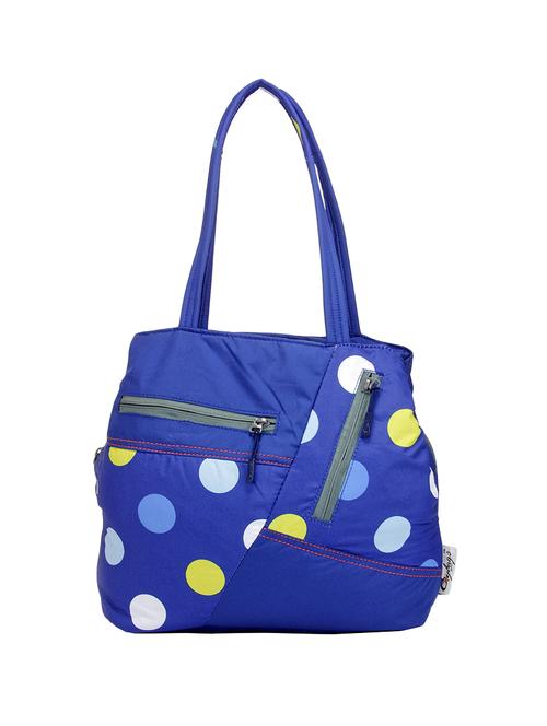 blue polyester regular handbag - 14898496 - Very Small Image - 1