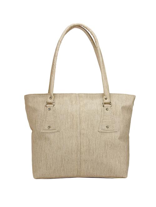 beige leatherette regular handbag - 14898500 - Very Small Image - 1