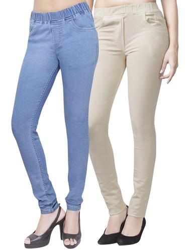 set of 2 multicolored jeggings - 14899771 - Very Small Image - 1