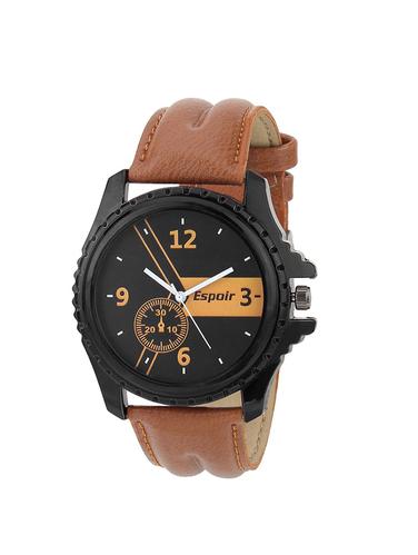 Espoir Smart HIGH QUALITY Chronograph Look Black Dial Men's / Boy's Watch - Harry0507 - 14900218 - Very Small Image - 1