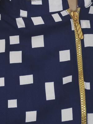 geometric printed high low kurta - 14900298 - Standard Image - 4