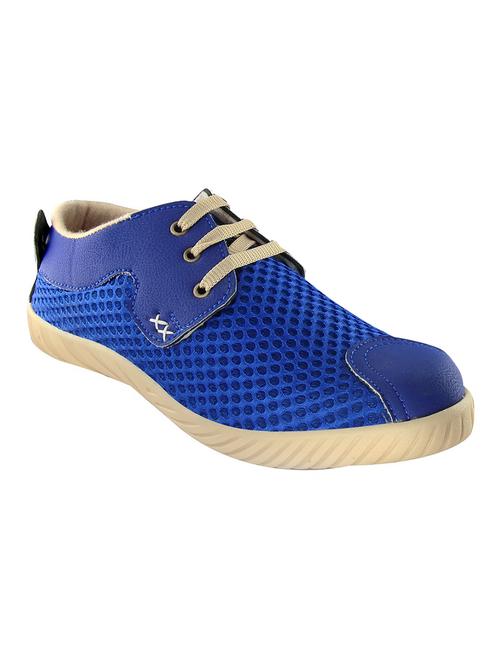 blue Mesh lace up sneaker - 14900420 - Standard Image - 1
