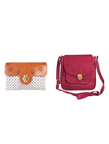 multi colored leatherette handbag - 14900473 - Very Small Image - 1