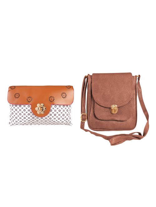 multi colored leatherette handbag - 14900476 - Very Small Image - 1