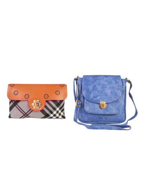 multi colored leatherette handbag - 14900477 - Very Small Image - 1