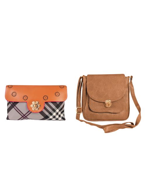 multi colored leatherette handbag - 14900480 - Very Small Image - 1