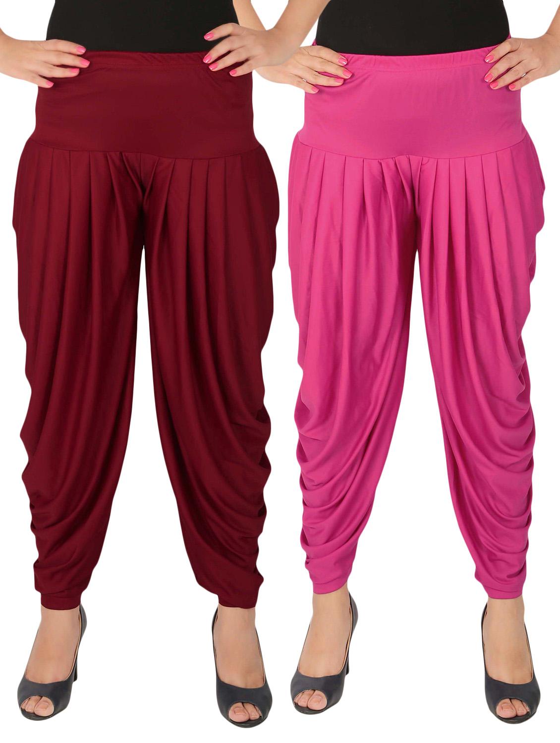 multi lycra combo salwars - 14900548 - Zoom Image - 1