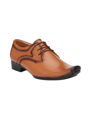 tan leatherette formal derby - 14900651 - Very Small Image - 1