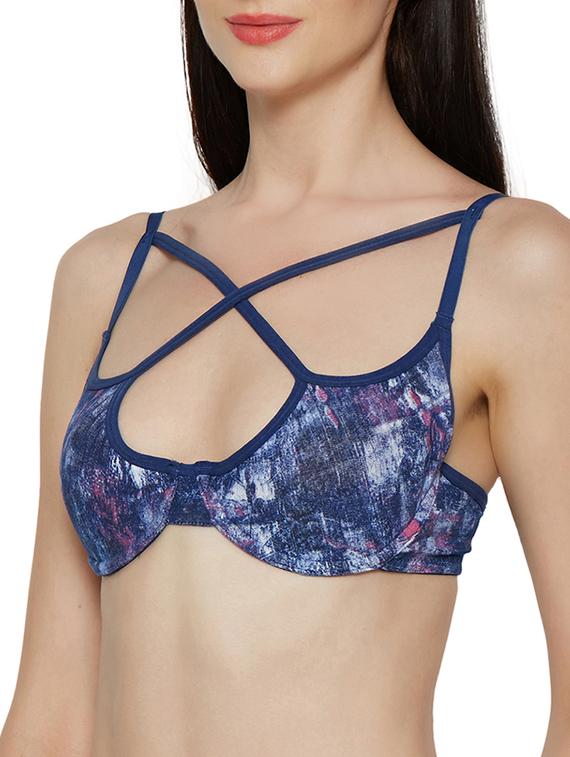 lightly padded cage bra - 14900698 - Zoom Image - 2