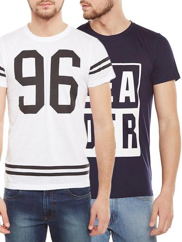 multi colored cotton combos t-shirt (set of 2) - 14900710 - Very Small Image - 1
