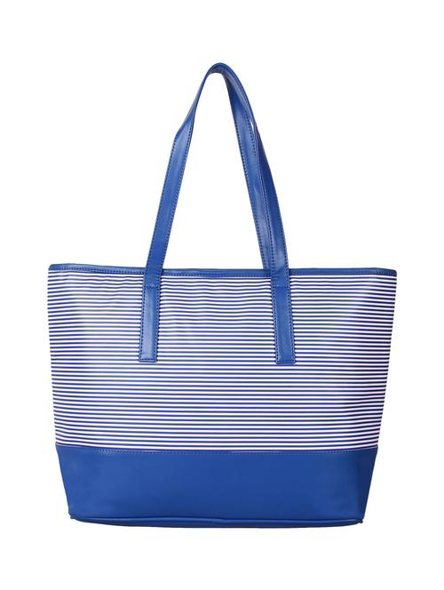 blue leatherette regular handbag - 14900731 - Very Small Image - 1