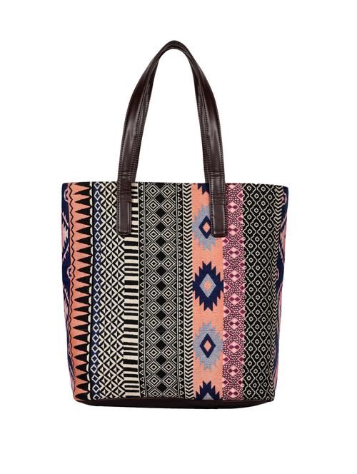 multi colored leatherette regular handbag - 14900741 - Very Small Image - 1