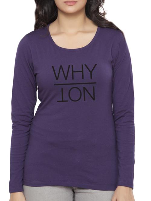 dark blue printed cotton tee - 14900839 - Very Small Image - 1
