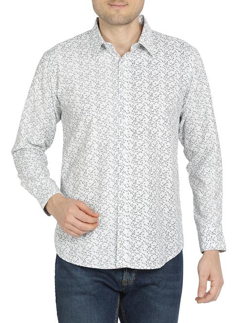 white cotton casual shirt - 14901103 - Standard Image - 1