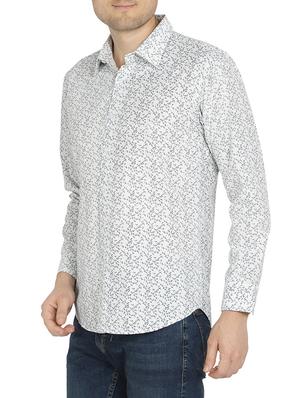 white cotton casual shirt - 14901103 - Standard Image - 2