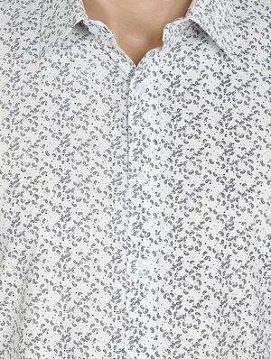 white cotton casual shirt - 14901103 - Standard Image - 4