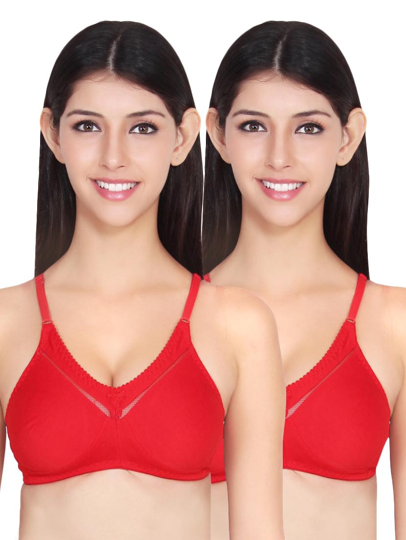 Set of 2 red solid bras - 14901429 - Zoom Image - 1
