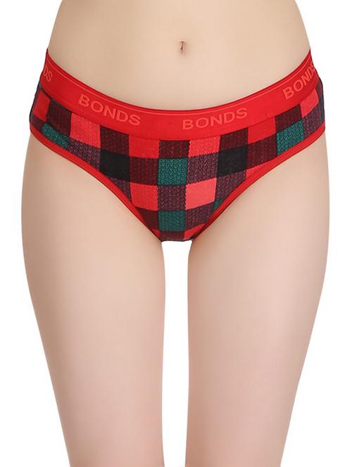 red hosery hipster panty - 14901525 - Standard Image - 1